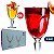 Taça De Vinho Água Em Vidro 320 Ml 6 Peças D1170 - Imagem 1