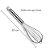 Batedor De Ovos Fouet 10" Em Aço Inox 25 Cm - Imagem 3