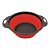 Escorredor Silicone Retrátil Grande Vermelho - Imagem 1