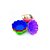 Jogo De 6 Forminhas Coloridas Para Cupcake Flor Em Silicone - Imagem 1