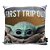 Almofada Fibra Veludo Baby Yoda 40 x 40 cm - Imagem 1