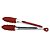 Pegador Em Silicone E Aço Inox Vermelho 34 Cm D6111-VM - Imagem 1