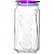 Pote De Vidro 1000 Ml Sku Roxo R. 1046783 - Imagem 1