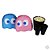 Almofada Porta Pipoca Fantasma Pac-Man - Imagem 1