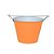 Balde Para Gelo Neon Orange Soft Touch 5 Litros - Imagem 1