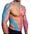 Bandagem Adesiva 5 cm x 5 m Kinesio Tape Kinesiology Preto - Imagem 3