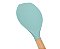 Colher de Silicone com Cabo de Madeira Verde FEN7168C - Imagem 1