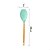 Colher de Silicone com Cabo de Madeira Verde FEN7168C - Imagem 2