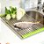 Escorredor Multiuso Flexível Em Inox E Silicone Verde 43 X 2 - Imagem 4