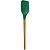 Espátula de Silicone com Cabo de Madeira Verde FEN7168G - Imagem 1