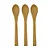 Kit 3 Colheres Em Bambu 13 Cm - Imagem 1