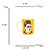 Mini Caneca Cerâmica Frida Kahlo Face Fendo Amarelo 140 Ml - Imagem 3
