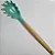 Pegador de Silicone com  Cabo de Madeira Verde FEN7168E - Imagem 1