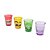 Set 4 copos vidro 50ml  Wb Bbt Famous Phrases Colorido 43241 - Imagem 1
