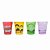 Set 4 copos vidro 50ml  Wb Bbt Famous Phrases Colorido 43241 - Imagem 2