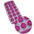 Forma De Gelo Redonda Rosa Fundo Silicone - Imagem 3