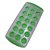 Forma de Gelo Redonda Verde Fundo Silicone - Imagem 1