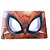 Jogo Americano máscara Spiderman  Dyh-238 vermelho - Imagem 1