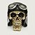 Caveira Decorativa Em Resina Tropa Capacete18X15 CM B170154 - Imagem 1