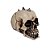 Caveira Moicana Bege Media Deco Skull MO-1 - Imagem 1
