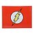 Placa Metal Dc Or The Flash Logo Vermelho 26X20X1 Cm 42997 - Imagem 1