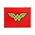 Placa Metal Dc Or Ww Logo Vermelho E Amarelo 26X20X1Cm 43023 - Imagem 1