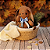 Coelho de Páscoa boneco cor caramelo - Imagem 3