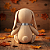 Coelho de Páscoa boneco cor Aveia - Imagem 5