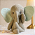 Elefante Boneco de Tecido Artesanal Hortelã - Imagem 2