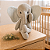 Elefante Boneco de Tecido Artesanal Hortelã - Imagem 3