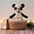 Urso Panda Boneco Amarelo - Imagem 2