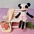 Urso Panda Boneco Rosa - Imagem 1