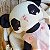 Urso Panda Boneca de Tecido Artesanal Roupinha Rosa - Imagem 5