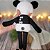 Urso Panda Boneco Vermelho - Imagem 3