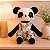 Urso Panda Boneco de Tecido Artesanal roupa vermelha - Imagem 2