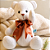 Urso Suspiro mini em tecido - Imagem 2