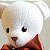 Urso Suspiro mini em tecido - Imagem 6