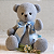 Urso de Tecido Grafite - Imagem 4