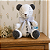 Urso de Tecido Chevron Soft Estilo Monocromático Escandinavo - Imagem 2