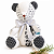 Urso de Tecido Chevron Soft Estilo Monocromático Escandinavo - Imagem 1