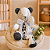 Urso de Tecido Chevron Design Preto e Branco Nórdico - Imagem 2