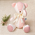 Urso Rose Mini em Tecido - Imagem 1