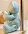 Urso de Tecido Azul Celeste Claro - Imagem 3