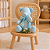 Urso de Tecido Azul Celeste Claro - Imagem 4