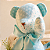 Urso de Tecido Azul Celeste - Imagem 7