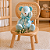 Urso de Tecido Azul Celeste - Imagem 3