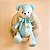 Urso de Tecido Azul Celeste Chevron - Imagem 6