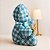 Urso de Tecido Xadrez Azul Turquesa - Imagem 8