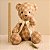 Urso de Tecido Xadrez Doce de Leite - Imagem 3