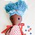 Boneca Negra - Cabelo Azul - Imagem 4